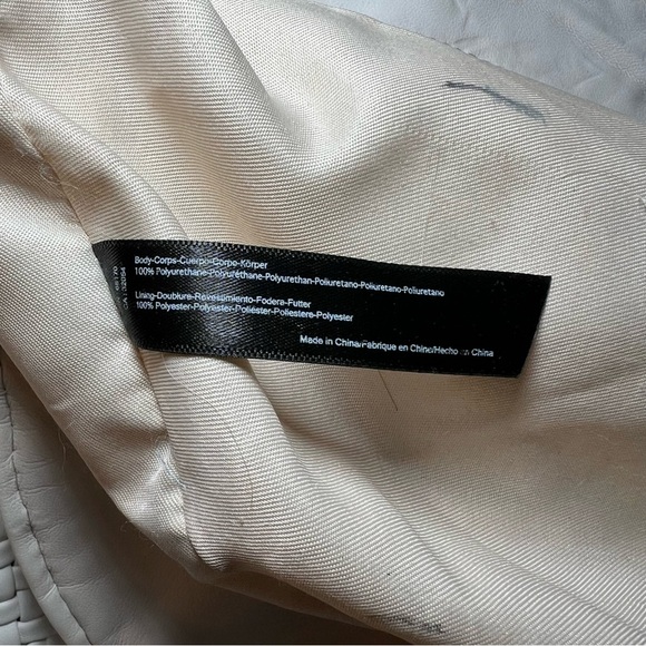 Anthropologie Alison White Woven Shoulder Bag Purse Tote - Picture 12 of 15